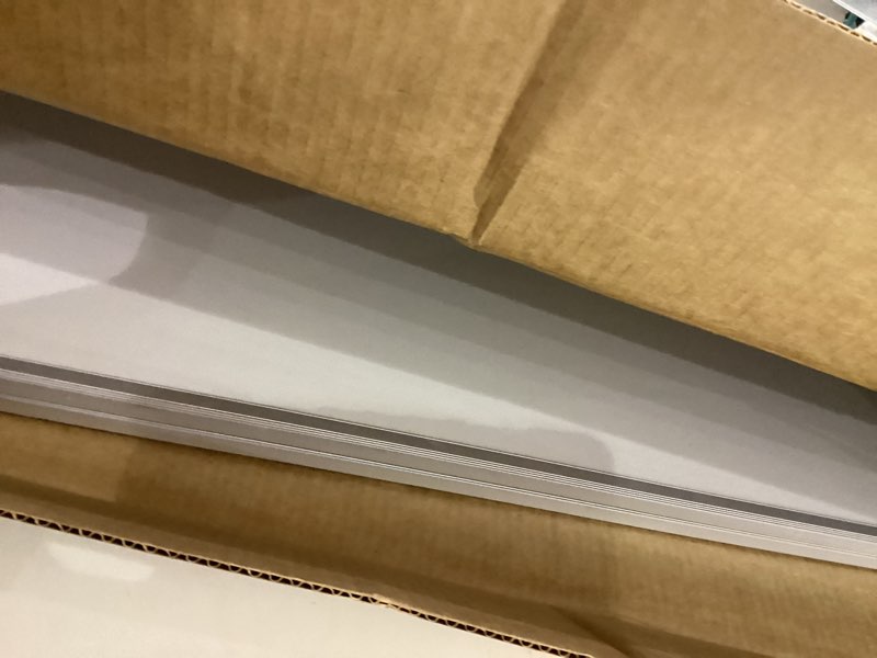 VIZ-PRO Large Cork Bulletin Board/Foldable Noticeboard, 48 X 48 Inches, Silver Aluminium Frame