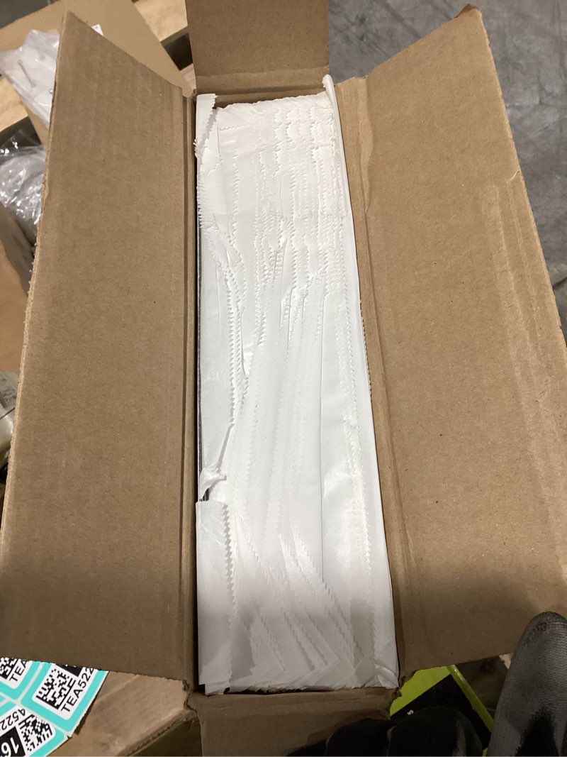 Condition photo showing As Is for armstrong flooring stylistik ii white gloss 12 in. x 12 in. residential peel and stick vinyl tile (45 sq. ft. / case)