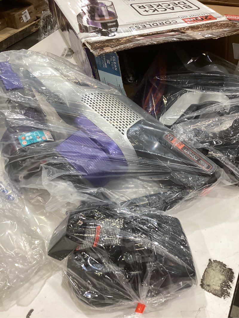 Condition photo showing Good Condition for black+decker pet hair vacuum, cordless vacuum cleaner pet hair, up to 55 minutes of runtime, interchangeable floorhead, maximum suction, multi-surface, light weight, powerseries extreme (bsv2020p) 20v pet vacuum