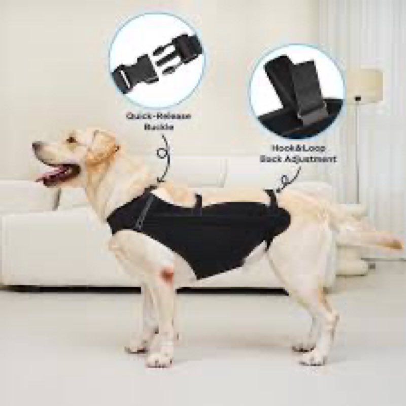Toptakeit Dog Surgery Suit to Stop Licking, Dog Cone Alternative After Surgery, Surgical Recovery Su