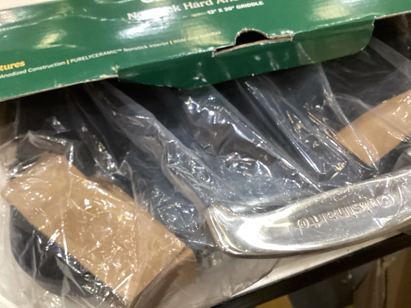 Condition photo showing As Is for Cuisinart chef’s classic griddle