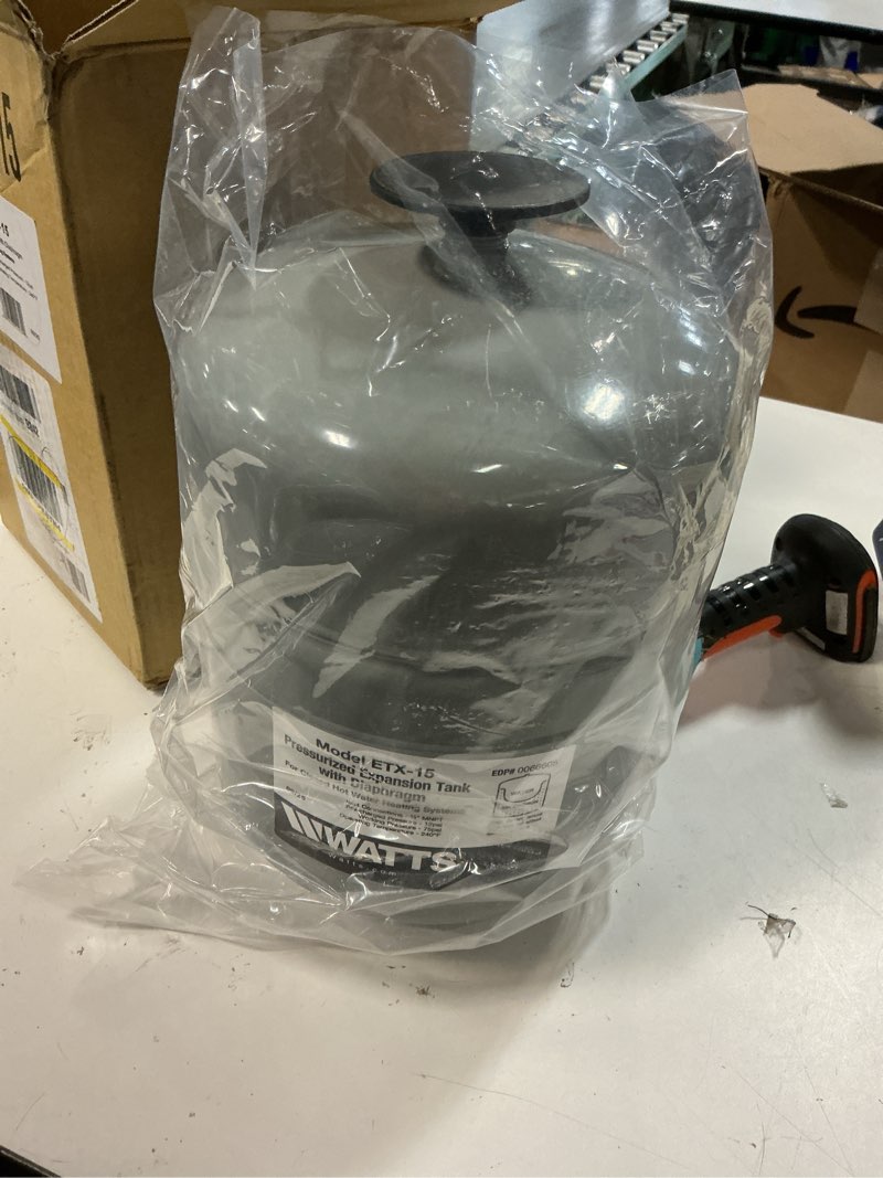 Condition photo showing Good Condition for watts etx-15 2.1-gallon non-potable expansion tank for closed-loop systems