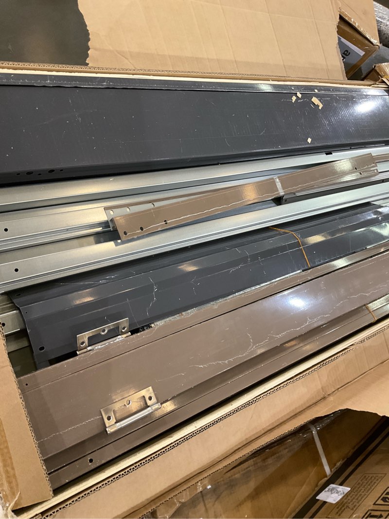 Condition photo showing As Is for Metal storage 