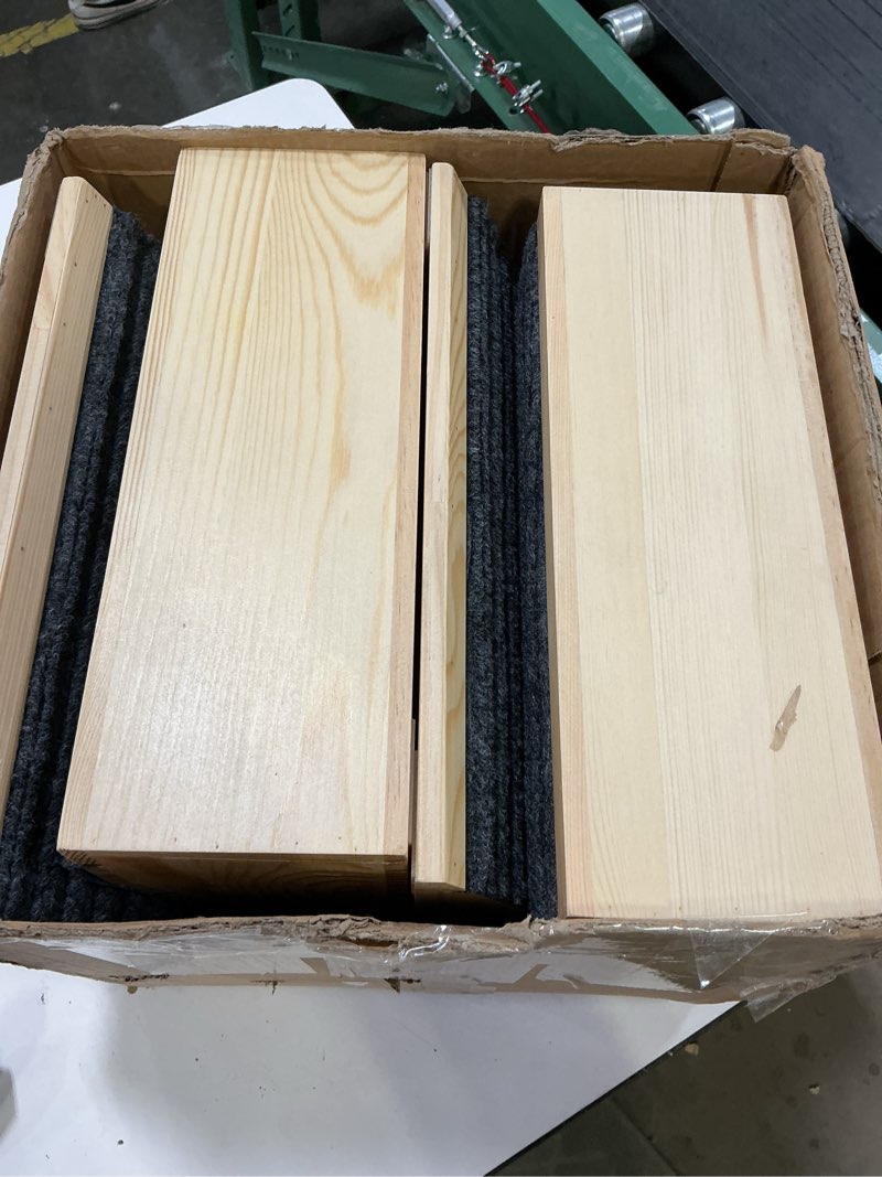 Condition photo showing Good Condition for Dog Ramp for Stairs, Non-Slip Dog Stairs, Sturdy Wooden Pet Steps for Small Dogs and Cats Fits Staircase Indoor, Assist for Injured and Older Pets(4 Pack/S, Light Wood)