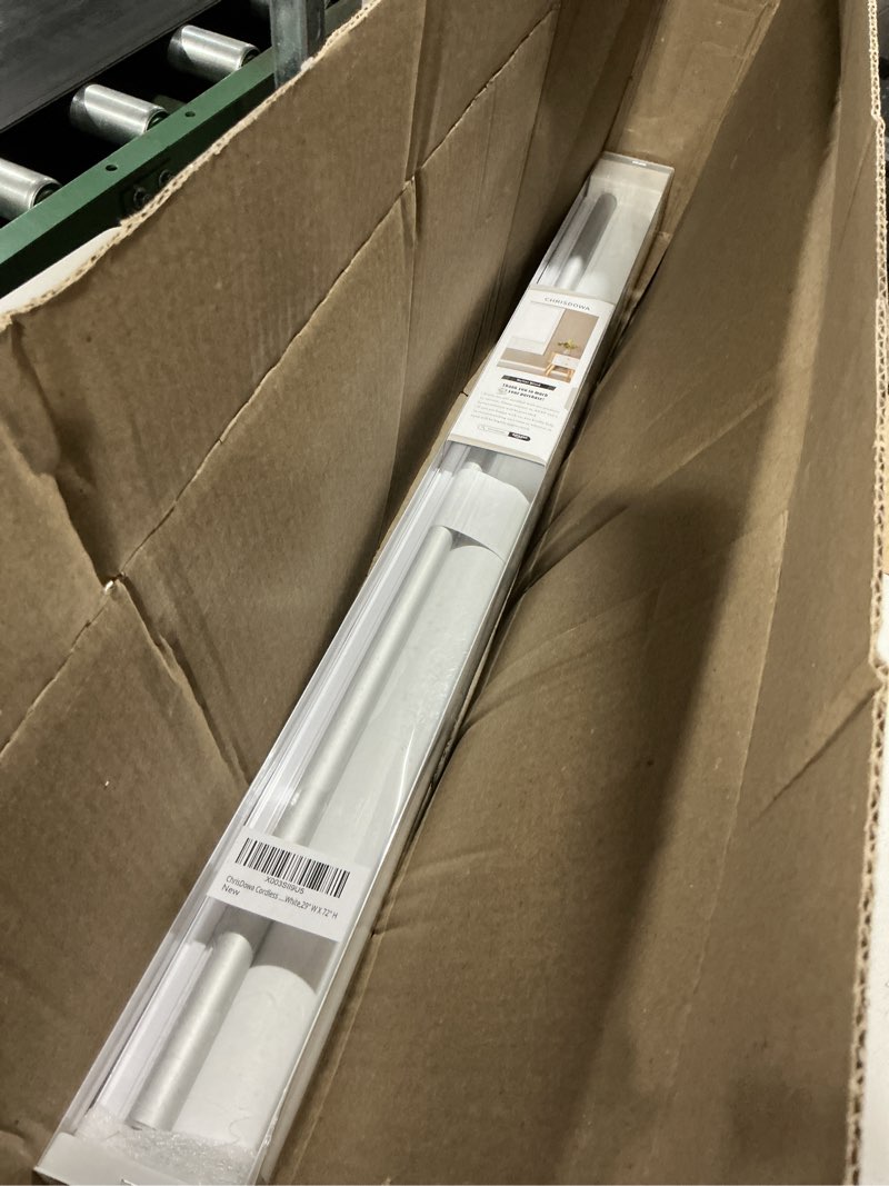Condition photo showing As Is for shademoon cordless blackout window roller shades, pull down spring system indoor blinds, room darkening waterproof uv blocking thermal insulated fabric for home office (white, width 29", height 72") white 29"w x 72"h