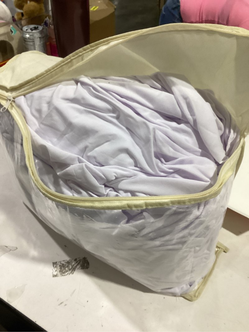 Condition photo showing item condition for 4 Pack White Spandex Tablecloths for 6 Foot Rectangle Tables, Wrinkle Free Stretchy Table Cloths 6ft Fitted Table Cover DeskSkirt for Weddings Birthday Party Banquet Baby Shower White 6FT(4pack)