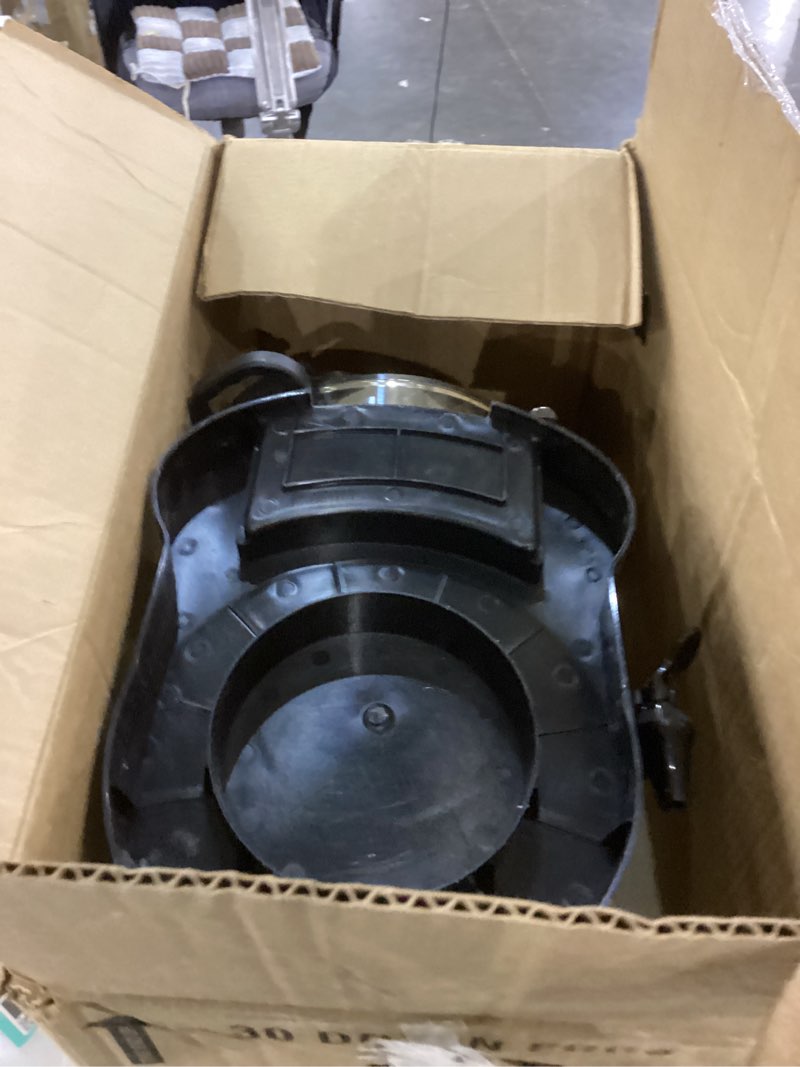 Condition photo showing As Is for Commercial Coffee Urn 50 Cup/8L Coffee Dispenser with Upgraded Percolator, Double Wall 304 Stainless Steel Hot Water Urn Beverage Dispenser with Keep Warm Mode, Large Coffee Maker for Catering Party 50 Cup / Double Wall