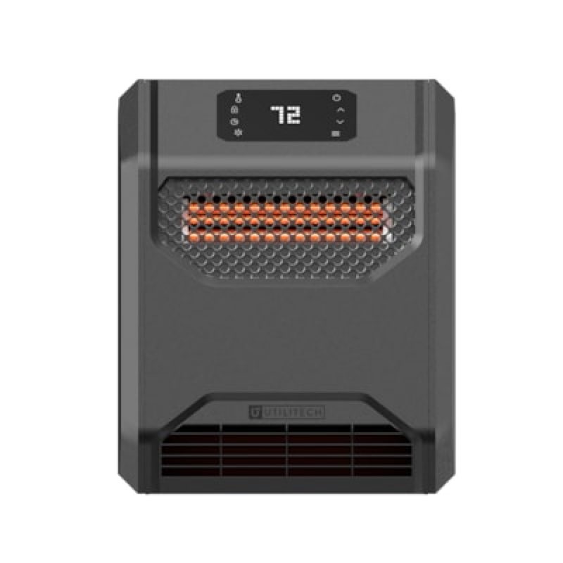 Utilitech 1500W Cabinet Heater 1500 -Watt Infrared quartz Cabinet Indoor Electric Space