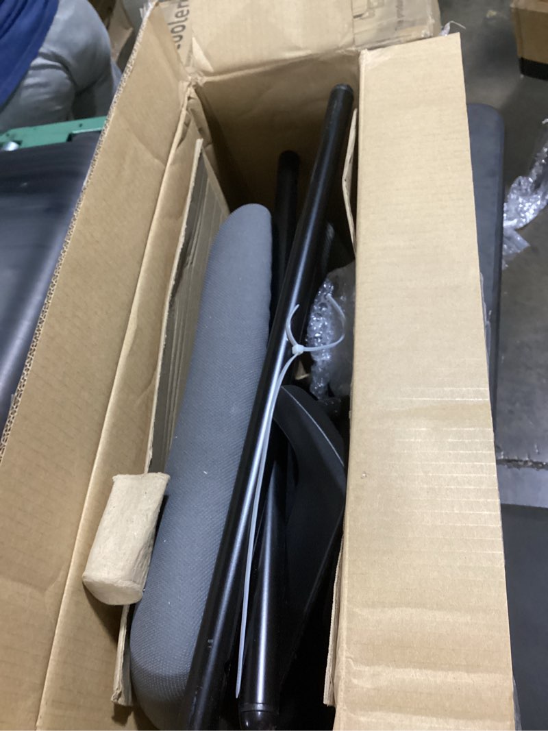 Condition photo showing Good Condition for sweetcrispy mesh back stacking arm chairs, upholstered fabric stacking chairs, sturdy metal office chairs, easy to use and store, outdoor and indoor, for home, school, party, church, 1 pack grey grey 1 pack