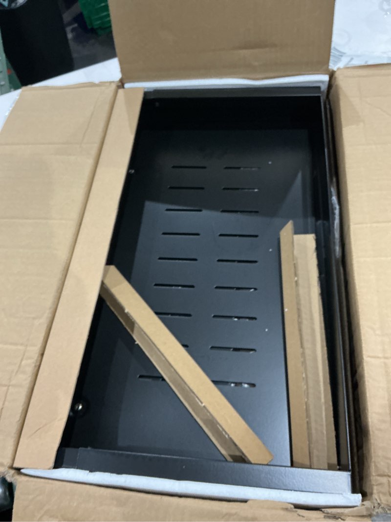 Condition photo showing Good Condition for 2 pack pull out cabinet organizer, expandable(12"-20") heavy duty slide out drawer fixed with adhesive nano film for pots, roll out shelf storage for kitchen organization, pantry, bathroom(black) black 21"d×12"-20"w(2 pack)