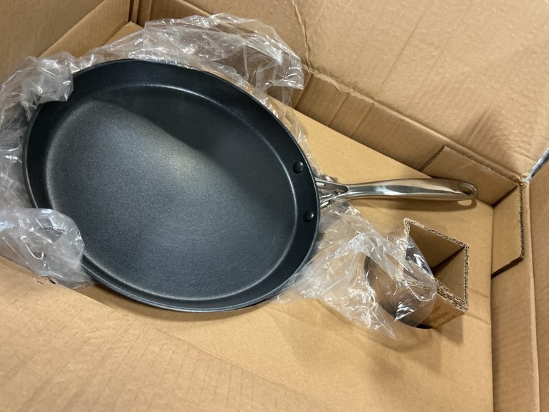 Condition photo showing New/Like New for Cooks Standard Crepe Pan Hard Anodized Ceramic Nonstick Pancake Pan, 10.5-inch Griddle Dosa Tawa Tor