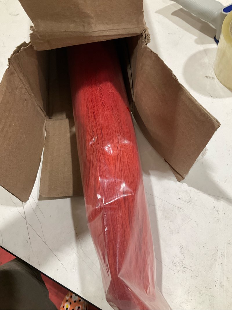 Condition photo showing Good Condition for orange pampas grass decor- 45-inch set of 8 | tall faux pampas grass soft and fluffy | large artificial pompas floral | perfect for living room, office and wedding party centerpieces