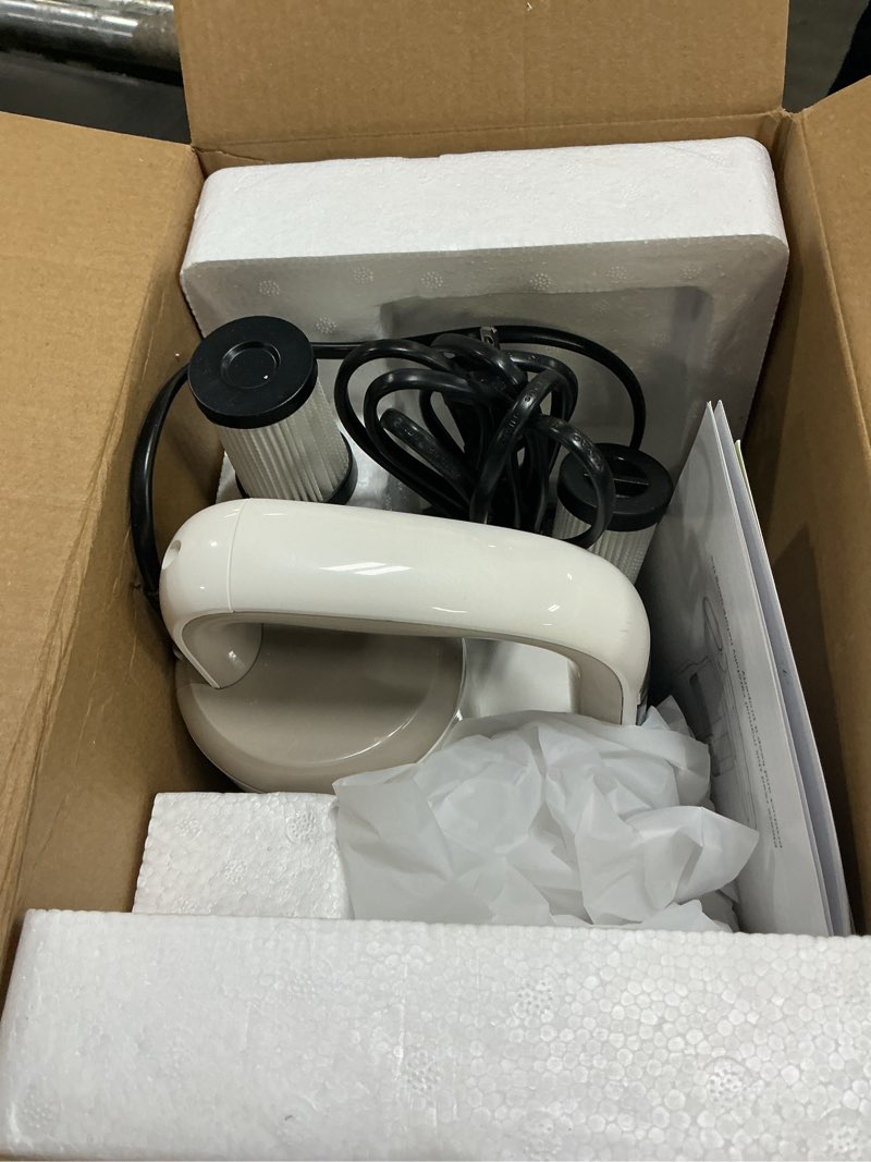 Condition photo showing Good Condition for mattress vacuum cleaner, 20kpa suction bed vacuum cleaner with 253.7nm uv-c light, 140°f heated air, 30000 rpm brushroll, 40,000hz ultrasonic, hepa filter, for bed, sofa, 500w corded (white)