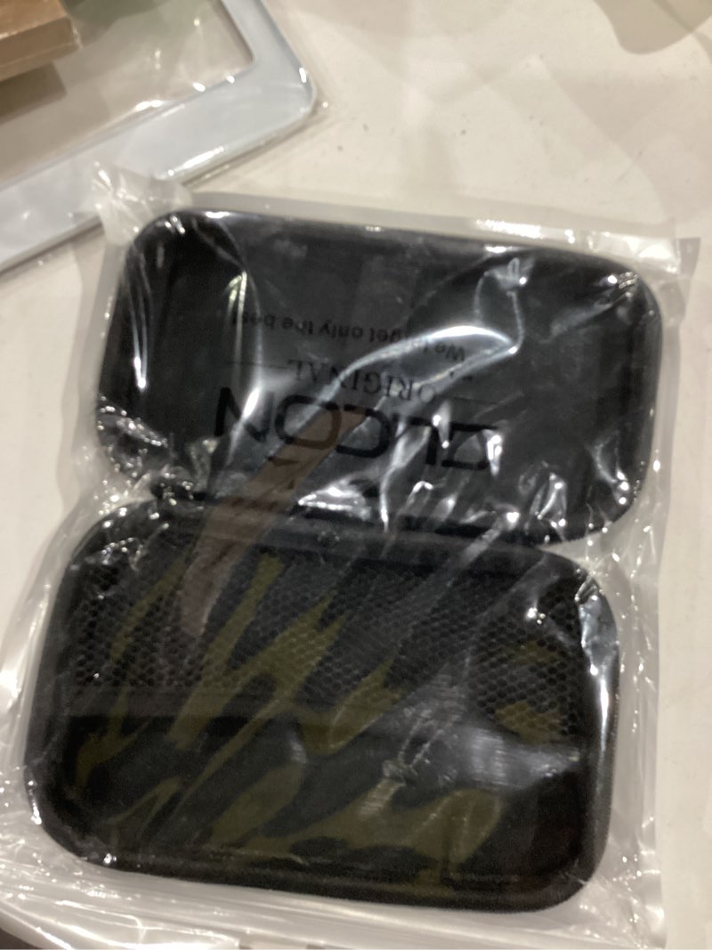 Condition photo showing Good Condition for glcon portable protection hard eva case for external battery, cell phone, gps, hard drive, usb/charging cable, small carrying bag mesh inner pocket, zipper enclosure, universal travel pouch bag blue