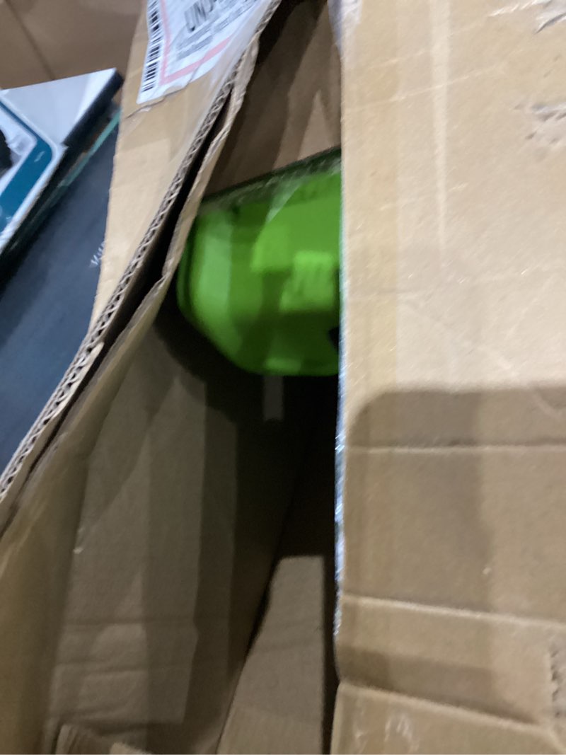 Condition photo showing As Is for Cordless Snow Shovel, 21V Cordless Electric Snow Blower with Battery and Charger, 19FT Throw Distance, Lightweight 9.9lb for Driveway, Sidewalk, Steps, Patio(Green)