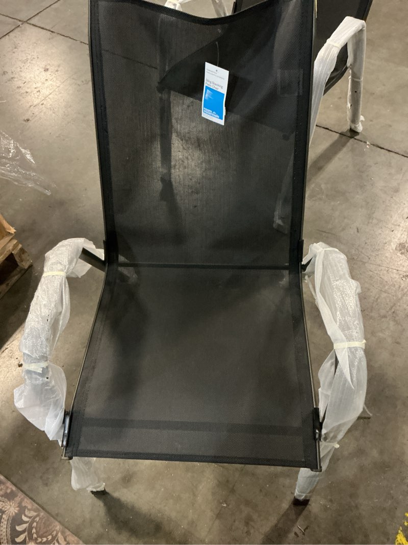 Condition photo showing Good Condition for sling stack chair black - room essentials™
