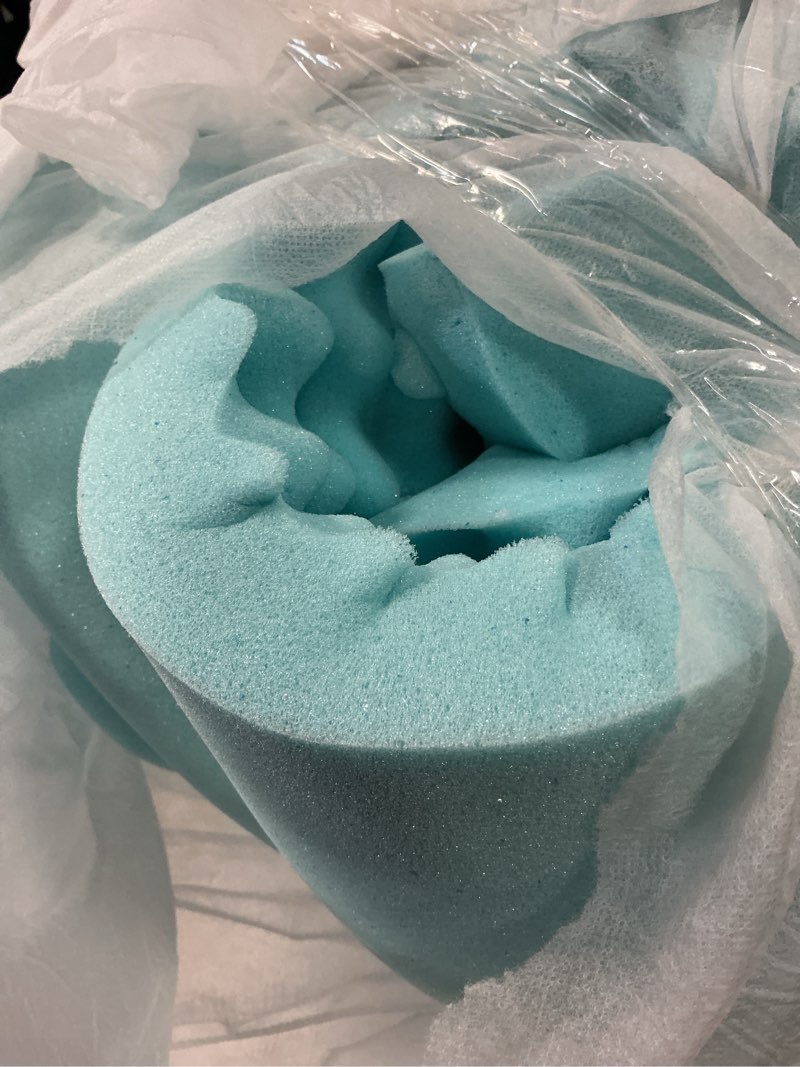 Condition photo showing Good Condition for dmi foam mattress topper, egg crate foam pad, mattress pad and bed topper for support, air circulation, pressure relief and weight distribution, queen size mattress, 56 x 78 x 2