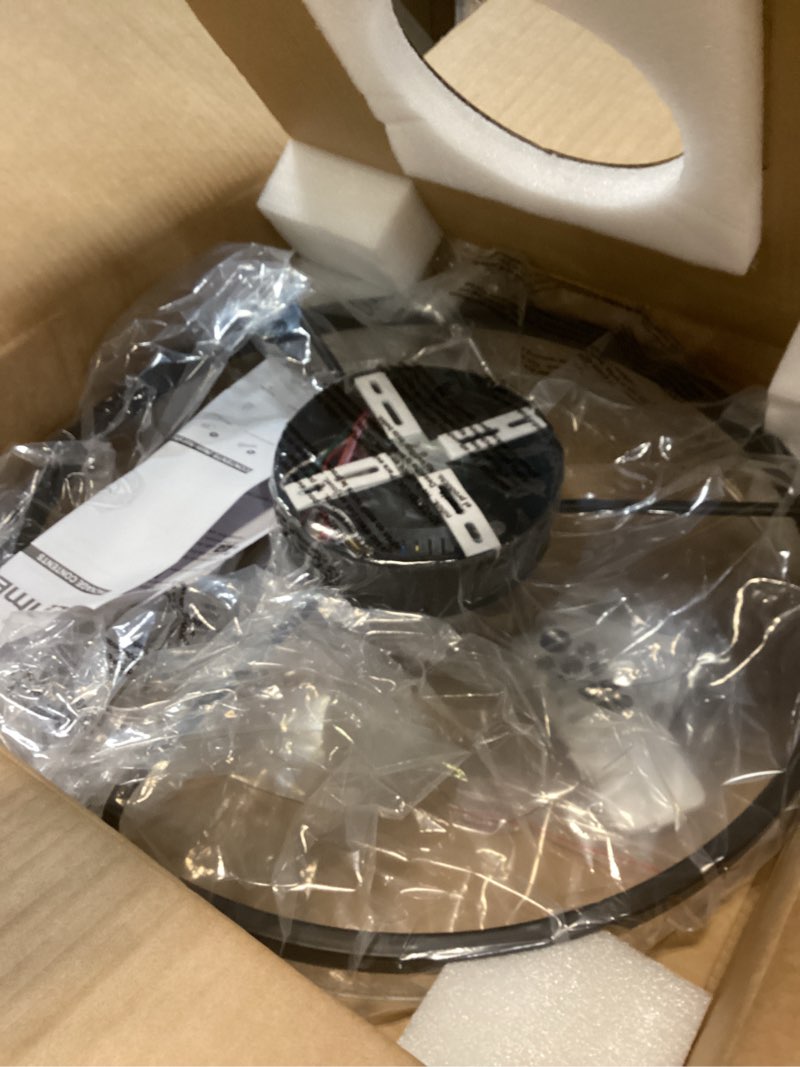 Condition photo showing Good Condition for Modern Ceiling Fans with Lights and Remote,20" Low Profile Ceiling Fan with Light,7 Blades Flush Mount Ceiling Fan with Lights,6 Speeds, Reversible,3000k-6500k Dimmable LED,White White-1201 20 Inch