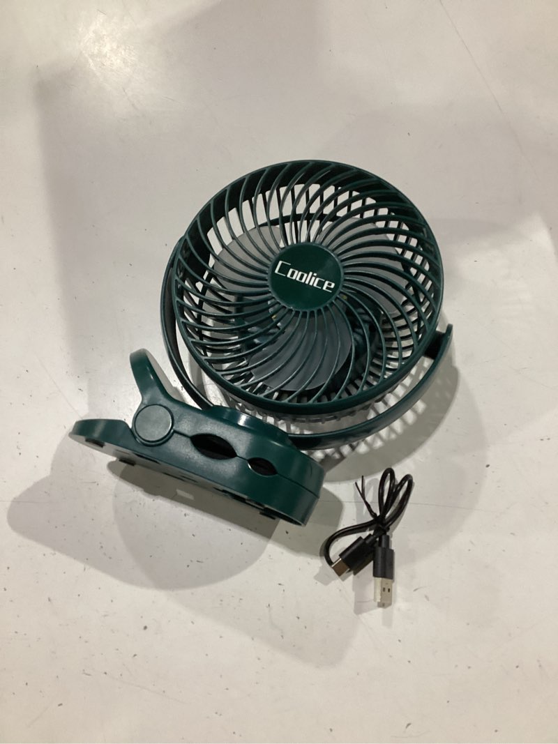 Condition photo showing Good Condition for camping fan with remote control - 12000mah rechargeable battery powered fan, camping fans for tents with led light & hanging hook, rechargeable battery operated ceiling fans for tent rv bed, green
