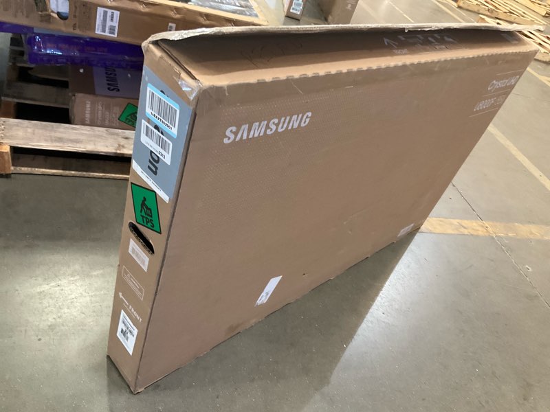 Condition photo showing As Is for samsung 55-inch class crystal uhd u8000f 4k smart tv (2025 model) endless free content, crystal processor 4k, metalstream design, knox security, compatible with alexa