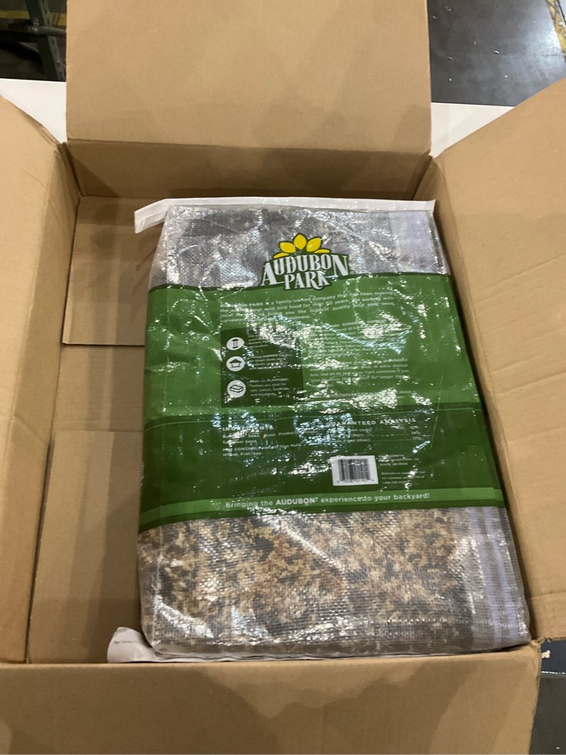 Condition photo showing New/Like New for Audubon Park Songbird Supreme Wild Bird Seed for Outside Feeders, 15-lb. Bag