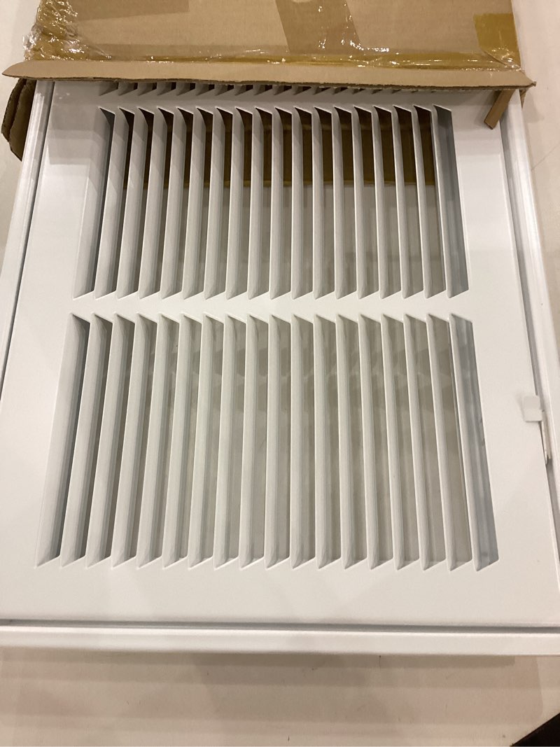 hvac premium 18 x 10 duct opening steel return air filter grille, for 1-inch filter, removable door,