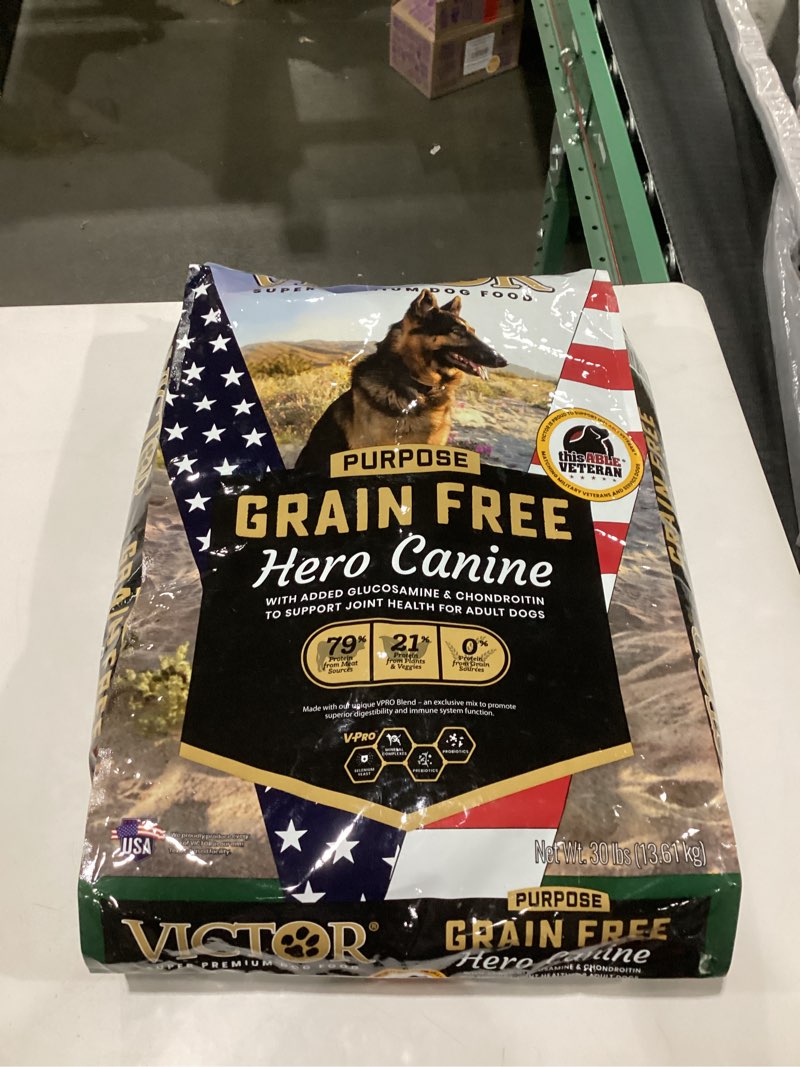 VICTOR Super Premium Dog Food – Purpose Hero Canine Kibble – Premium Gluten Free Dog Food for Active