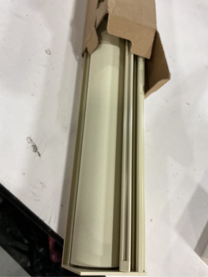 Condition photo showing New/Like New for chrisdowa cordless blackout roller shades for windows, striped free-stop window blinds with privacy, thermal insulated window shades for home, office and door. white, 20" w x 72" h