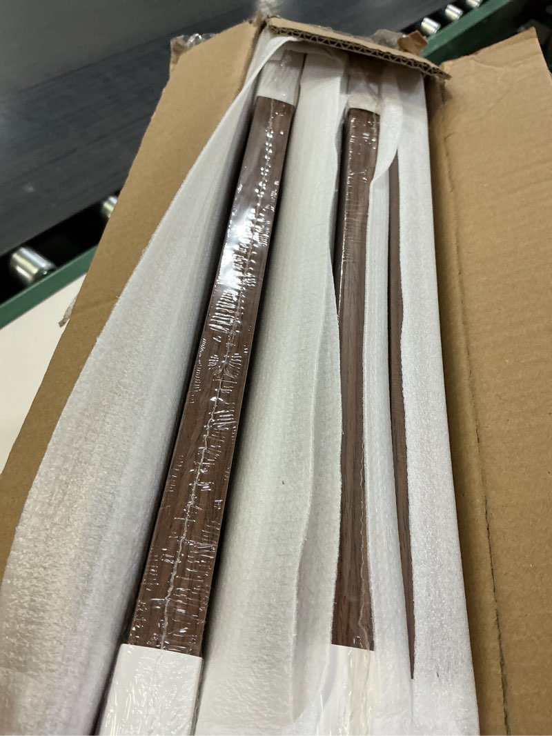 Condition photo showing New/Like New for KINLINK 14x14 Picture Frame, Brown Square Solid Wood Frames for Pictures 8x8 with Mat or 14x14 without Mat, Wall Display Photo Frames Brown Wood 4 Pack Brown Wood 14x14