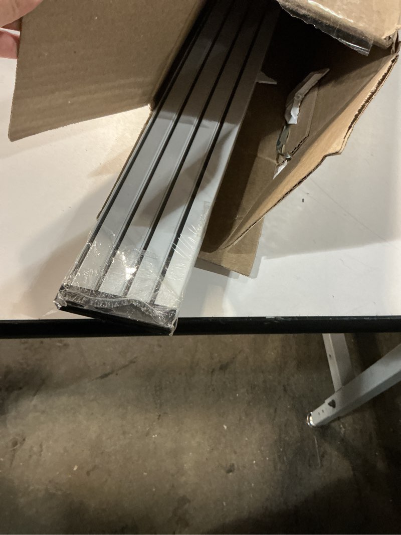 Condition photo showing As Is for M-D Building Products 14103 5/16 in. x 48 in. x 48 in. White Aluminum Screen Frame Kit