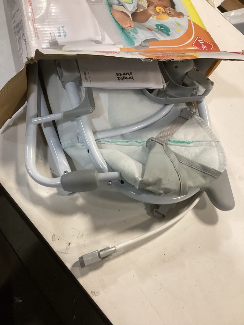 Condition photo showing As Is for Bright Starts Wild Vibes Infant to Toddler Rocker with Vibrations, Unisex, Newborn +