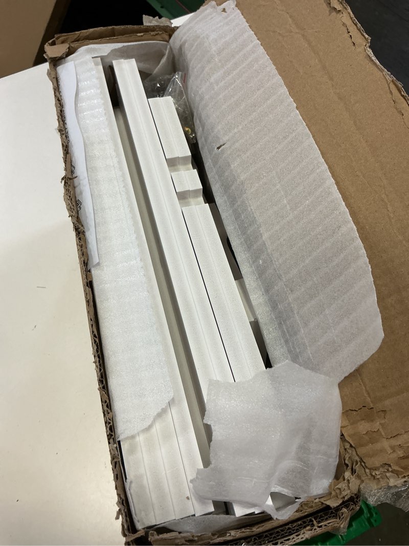 Condition photo showing Good Condition for hayofamy 4-tier mobile bookshelf, white bookcase with wheels, rolling file holder desk file book organizer for home office living room school