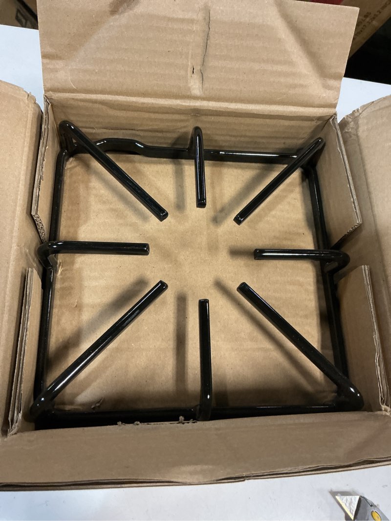 Condition photo showing New/Like New for Allstare WB31K10016 WB31K10015 Grate Replacement Parts For GE Burner Grate Kenmore Hotpoint Stove Parts General Electric Gas Range Parts Stove Surface Top Grate Metal Steel Rack 4 Pieces