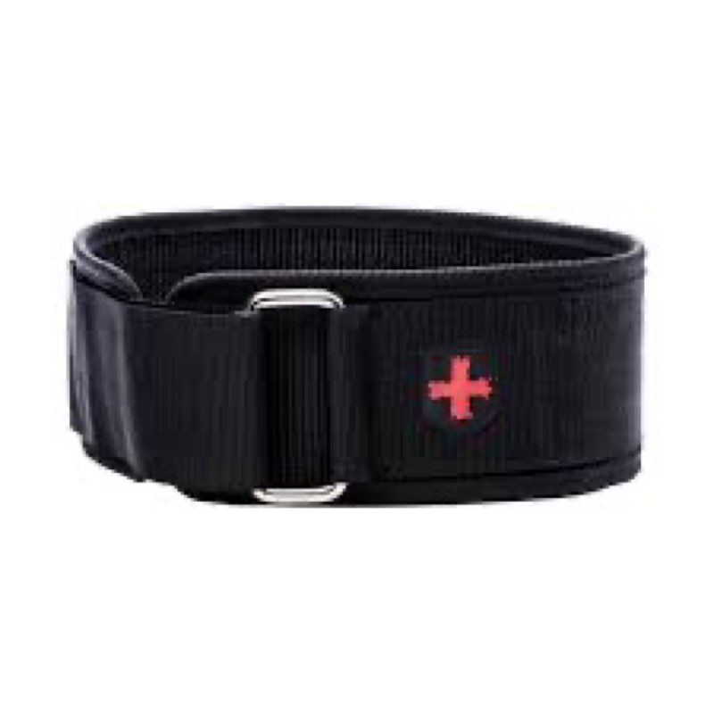 harbinger 4-inch nylon weightlifting belt, small,black