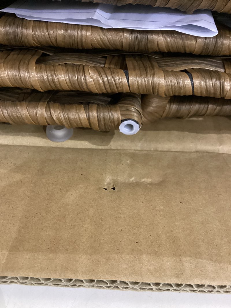 Brown laundry hamper 