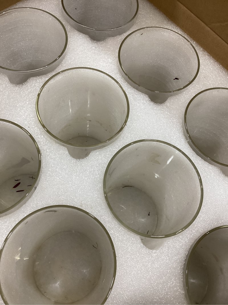 Condition photo showing New/Like New for 12pcs glass cylinder vases for centerpieces - 6 inch tall flower vase for wedding decorations, clear glass flower vases floating candle holder for table centerpiece wedding home décor 12 pack 6 inch