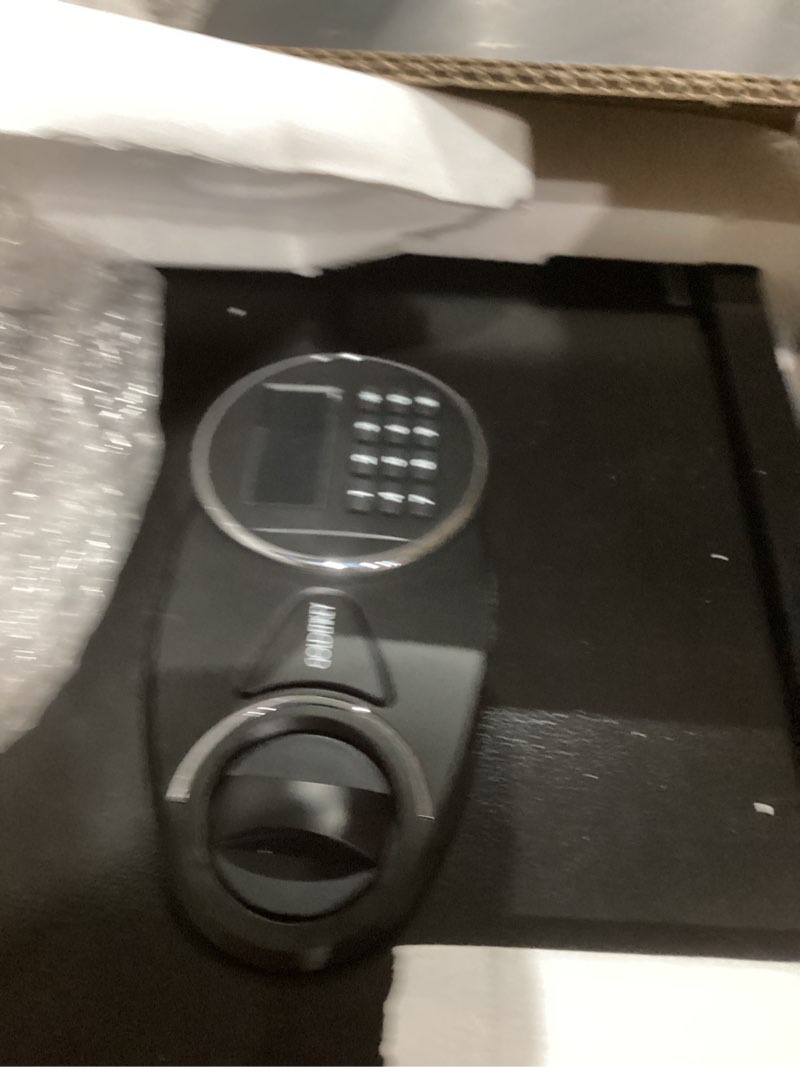 Condition photo showing Good Condition for Goldenkey 1.6 Cu.Ft Classic Fireproof Safe with Charging Port – Large Fireproof Safe with Keypad & Key, Fits Laptop, Jewelry & Documents, 11.81"D x 14.96"W x 11.81"H