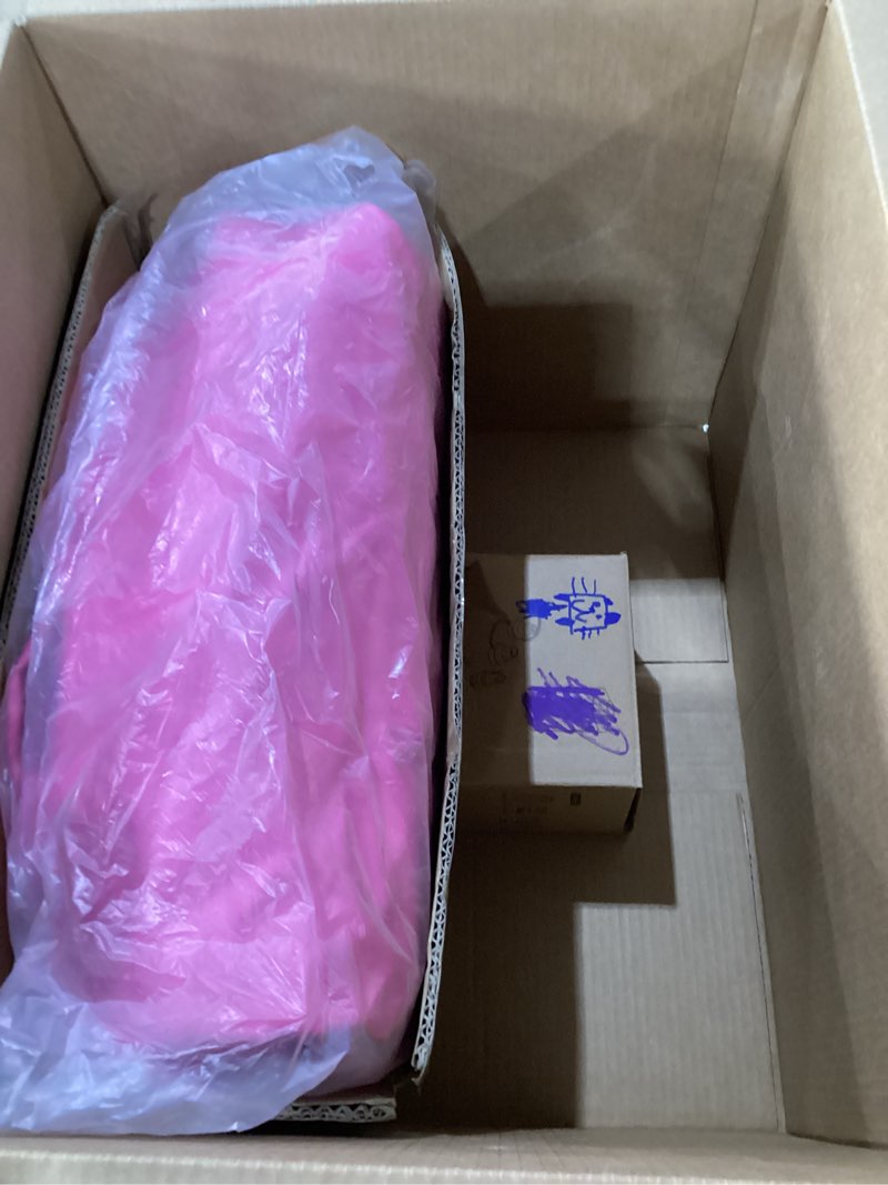 Condition photo showing New/Like New for Air Roller Gymnastics Barrel Inflatable Tumbling Roller Air Mat with Electric Pump for Backhandspring Training Yoga Cheerleading Home Use Gym Pink Purple-Air Roller 3.3ft x 31.5inch