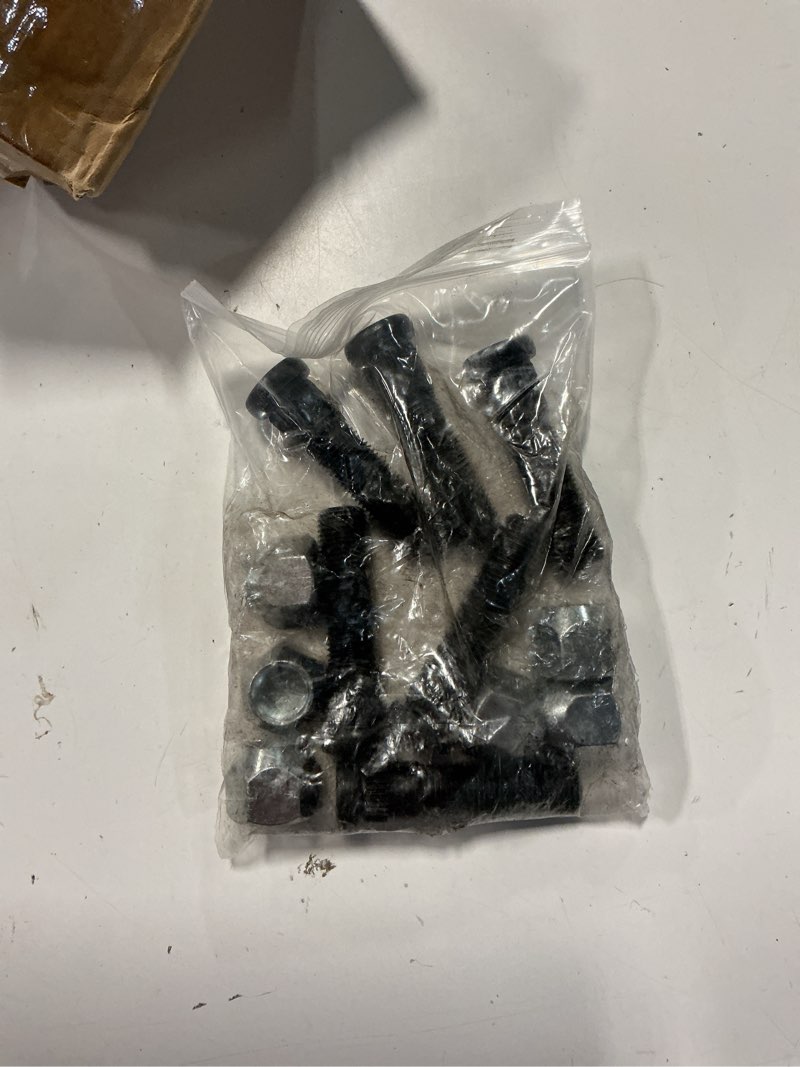 Condition photo showing Good Condition for 6pcs 9/16"-18 x 2.32 in. uhl length 0.622 in. knurl press-in wheel studs with lug nuts replacement for 5,200 to 7,000-lb. trailer axle trailer hub