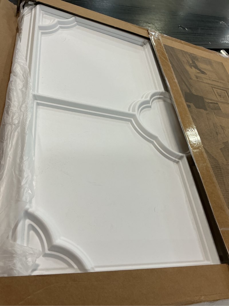 Condition photo showing Good Condition for Art3d 12-Pack Lightweight Drop Ceiling Tiles for Suspended Grid, 2x2 ft Ceiling Panels in White, Cover 48 Sq.Ft