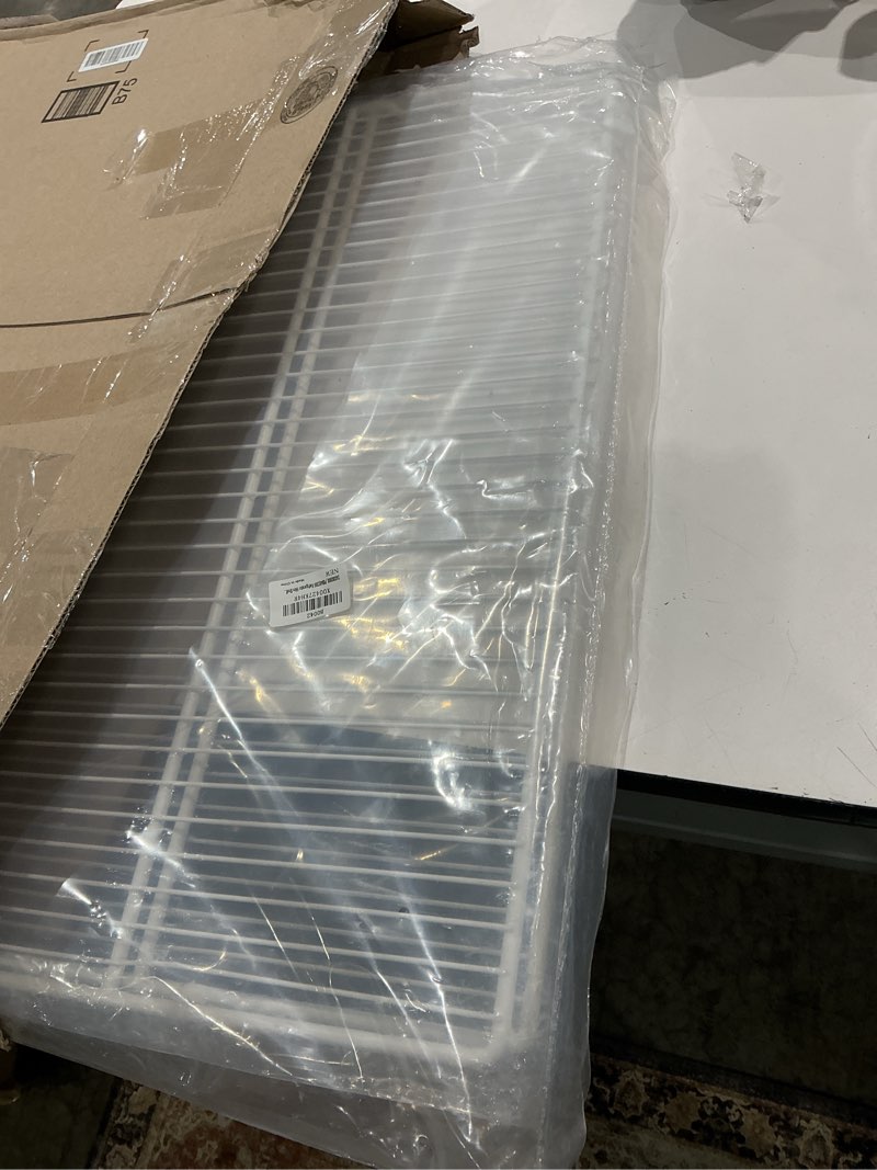 Condition photo showing Good Condition for 240360908 refrigerator wire shelf 25 1/2 x 16 1/3 inch compatible with frigidaire kenmore foreverpro 240360901 240360905 3189137 ap5805565 eap9492365, 2 pack 240360908 2pack