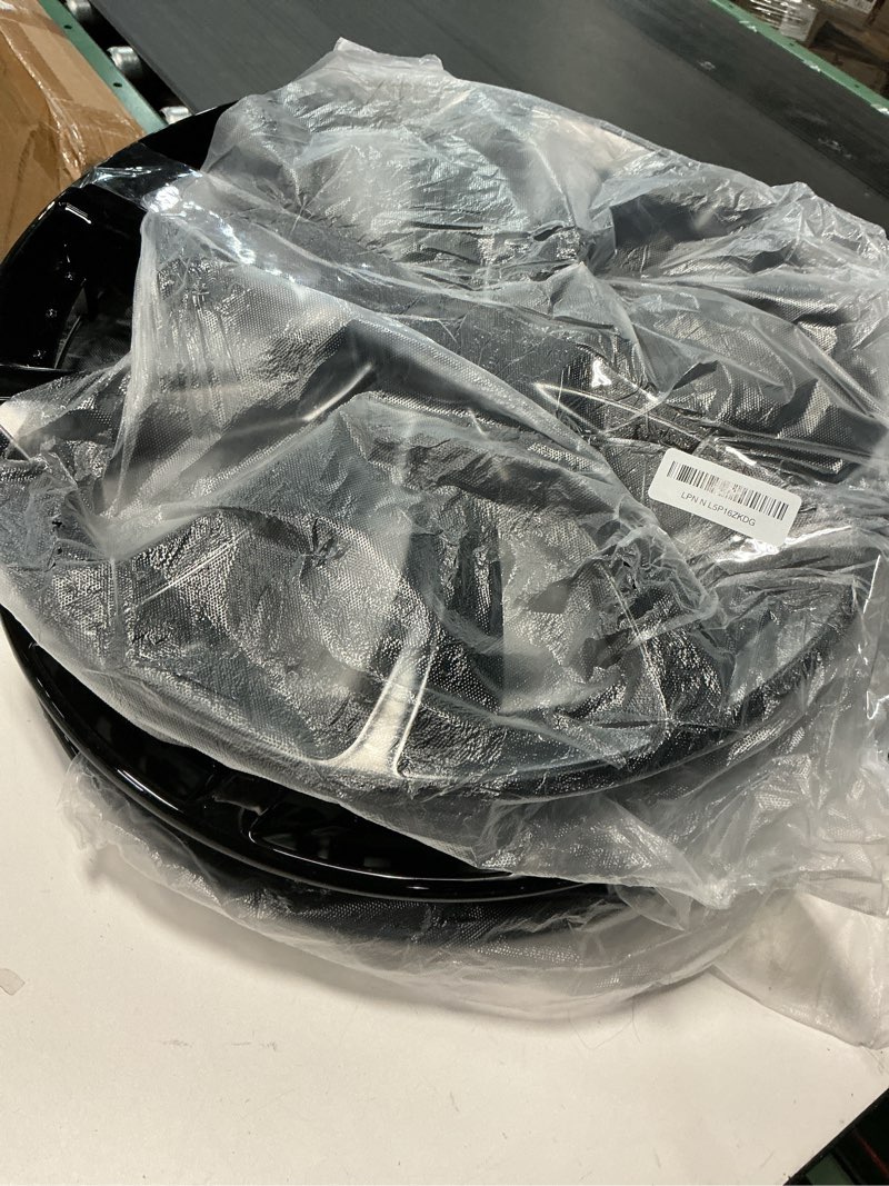 Condition photo showing Good Condition for Hubcap Wheel Cover Replacement R16 Hub Caps Universal-Fit Steel Wheel Rim Cover ABS Material Exterior Accessories for Car Truck SUV -Set of 4?16-inch?Black? XF-Black 16-inch