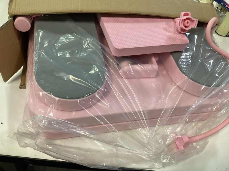 Condition photo showing Good Condition for Pilates Board - Pilates Reformer Set, Multi-Purpose Foldable Pilates Reformer Board for Home,11 in 1 Pilates Equipment Pink