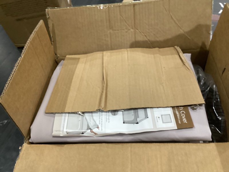 Condition photo showing New/Like New for EHEYCIGA 42x42x26 Inches Puppy Playpen with Top Cover for Dogs & Cats Indoor or Outdoor - Dog Playpen with Door, Dog Fence for Small Animal with Heavy-Duty Oxford & Steel Frame, Sliver Grey