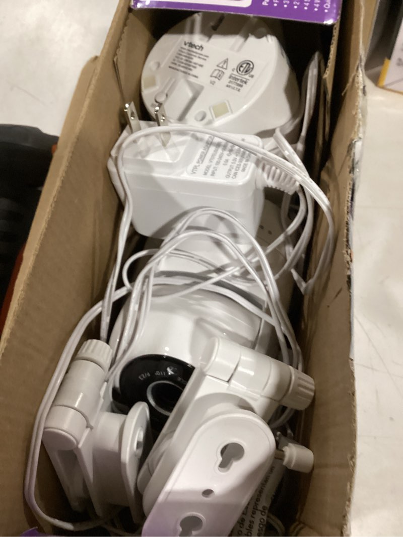 Condition photo showing As Is for VTech 2-Cameras Smart WiFi Baby Monitor with 1080p FHD Camera and 5" HD IPS Screen, Free App with Motion Video, Sound/Motion Detection and Notifications, Split-Screen, Pan-Tilt-Zoom: VM901-2HD