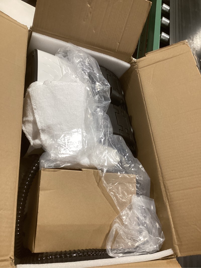 Condition photo showing Good Condition for Steam cleaner, equipped with 21 specialized accessories, 1.08-liter water tank, 248°F high-temperature steam, suitable for floors, tile grout, tiles, carpets, and cars, chemical-free cleaning (White) X-Large