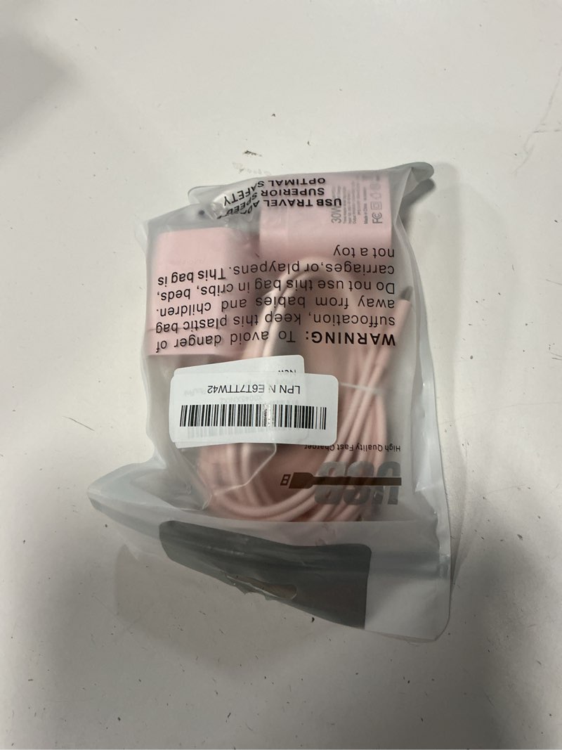 Condition photo showing New/Like New for phone 17 16 15 charger fast charging,30w usb c phone 17 16 15 pro max charger block &10ft long type c cable cord for i.phone 17/17 air/17 pro/17 pro max/16/16 plus/16 pro/16 pro max/15/15 pro max,pink pink 10ft