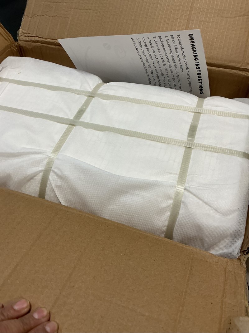 Condition photo showing New/Like New for 6-Inch Tri-Fold Foldable Mattress, Folding Sofa Bed with Removable Washable Cover, Portable Futon Ma