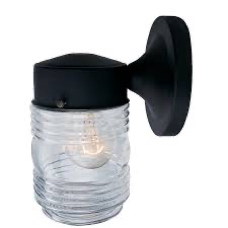 project source wall lantern fy05-005blk