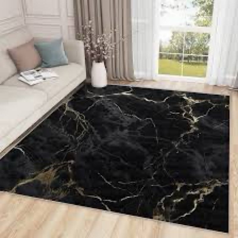 sheravant area rugs 2x3 - marble rug, abstract luxury contemporary black white gold indoor throw rug